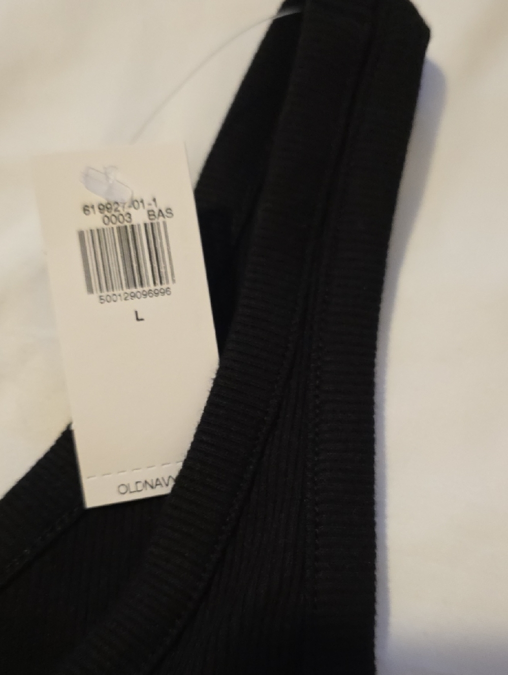 ❣️5 For $20❣️Old Navy Black Ribbed Scoop Neck Tank - Picture 4 of 5